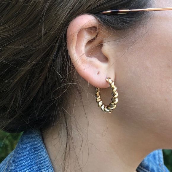JUST IN ⭐️ Twisted hoops - Picture 4 of 4